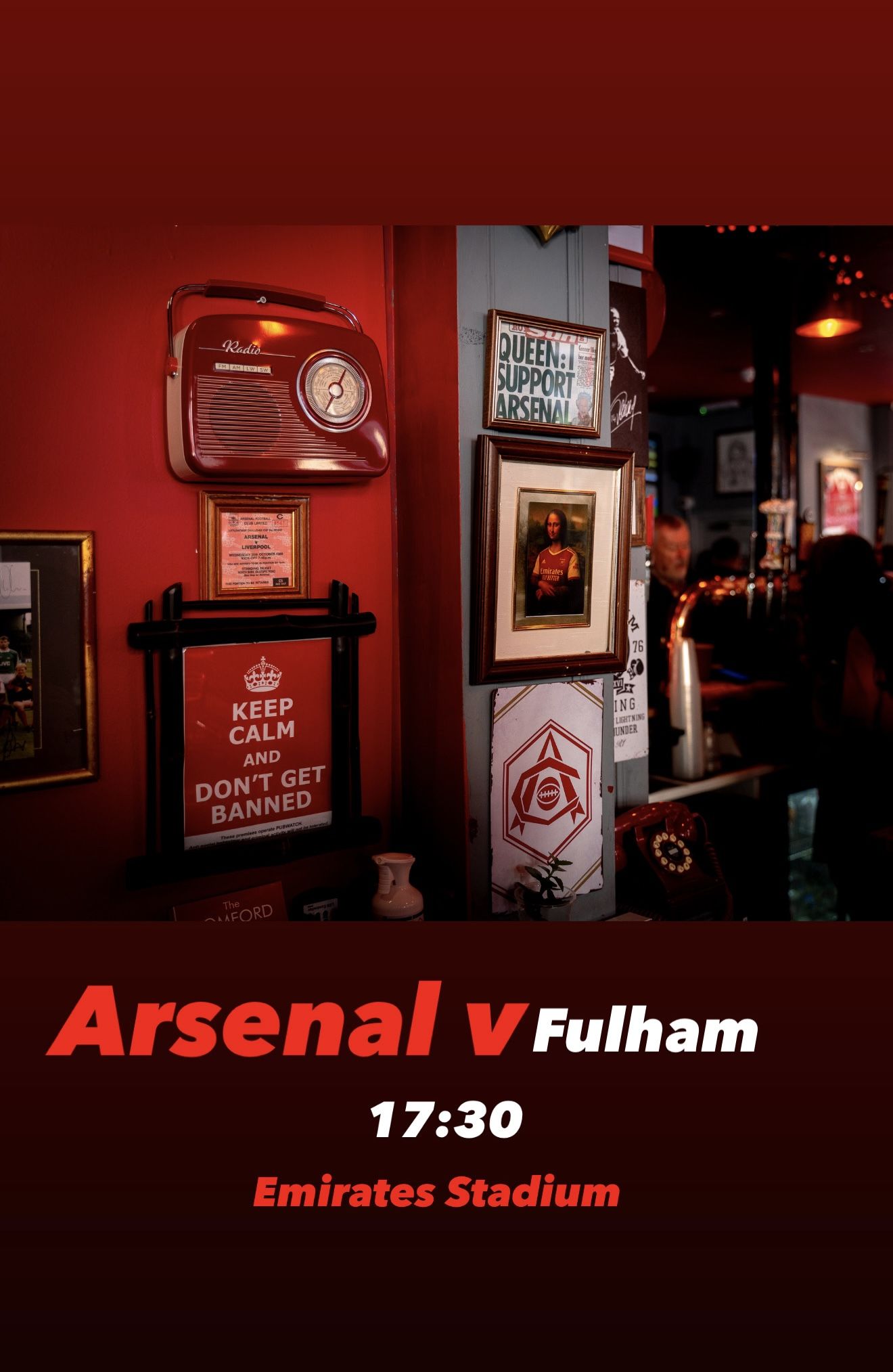 Arsenal v Fulham Screening